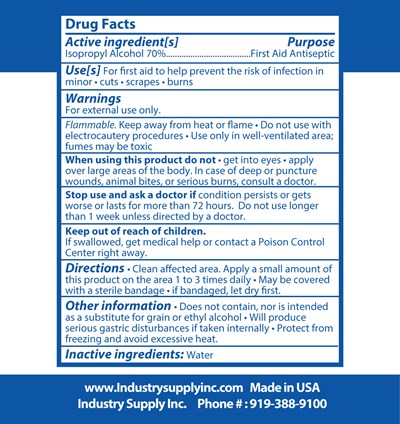 Ipa 1 Gallon Back (Isopropyl Alcohol Back Smaller)
